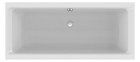 OPTIMA L Acryl Rechteck-Einbauwanne, mit Mittenablauf, 170 x 75 cm, weiss