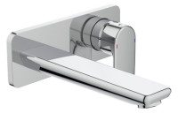 OPTIMA P Farbset fuer Waschtisch- Wand-Batterie,Ausladung 180mm,verchromt