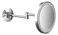 OPTIMA P LED-Kosmetikspiegel, 2-armig rund, D: 203 mm 3-fach, verchromt