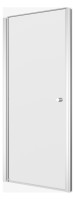 OPTIMA S 1.2 Pendeltuer 1-tlg. 800x1900mm ESG transparent,Alusilber