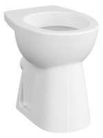 OPTIMA S 1.2 Stand-Flachsp. WC,barr.frei +6cm, waagr., 470x360mm, Hygienegl., we