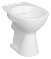 OPTIMA S 1.2 Stand Tiefspuel-WC Abgang waagere.,spuelrandl.,Hygieneglasur,weiss
