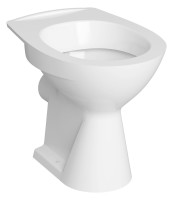OPTIMA S 1.2 Stand Tiefspuel-WC Abgang waagerecht, Hygieneglasur, weiss