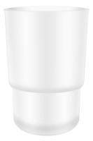 OPTIMA S 1.3 Mundspuelglas lose, Glas matt