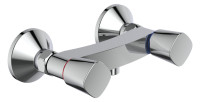 OPTIMA S 2-Griff Brausebatterie Aufputz, vc