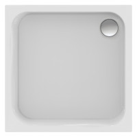 OPTIMA S Acryl-Brausewanne, 80 x 80 x 6,5 cm, weiss