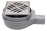 OPTIMA S Bodenablauf fuer Duschelement, DN50, waagerecht, Sperrwasserhoehe 50 mm