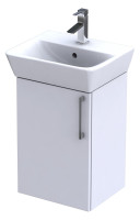 OPTIMA S Waschtischunterschrank 45 cm zu Optima S Keramik, 1 Tuere, weiss