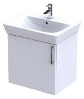 OPTIMA S Waschtischunterschrank 65 cm zu Optima S Keramik, 1 Tuere, weiss
