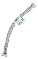 OPTIMA T 1.2 flexibler Schlauch TWIST 300 mm,IG3/8"xIG3/8",m.Ueberwurfm.Bogen