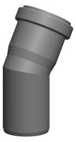 OPTIMA T 30 Grad-Bogen PolyTop DN60