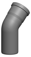 OPTIMA T 45 Grad-Bogen PolyTop DN80