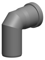 OPTIMA T 87 Grad-Bogen PolyTop DN60