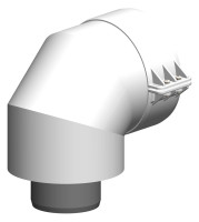 OPTIMA T 87 Grad-Bogen PolyTwin DN60/100