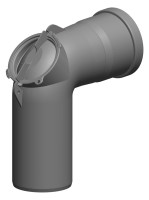 OPTIMA T 87 Grad-Kontroll-Bogen PolyTop DN80