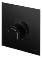 OPTIMA T Abdeckung zu Unibox RTL vario, Echtglas schwarz