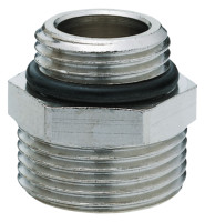 OPTIMA T Anschlussnippel f. Klemmver. 1/2" x 3/4" Eurokonus,m.Dichtung,verni.