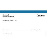 OPTIMA T Brandschutzschild fuer Optima T Brandschutzkitt