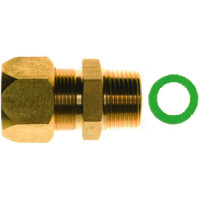 OPTIMA T DuoSolar Schnellkupplung DN 16 m. zyl. Aussengew. 3/4" f. flachd. Verb.