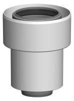 OPTIMA T Erweiterung PolyTwin PT D60/100-DN80/125, zentrisch