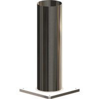 OPTIMA T Festbrennstoffzugerhoe. PolyTop Schornsteine 13,5 x 18,0cm / 14 x 18cm