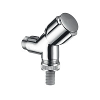 OPTIMA T Geraeteventil 1/2", Comfort mit Rueckflussverhinderer, verchr.