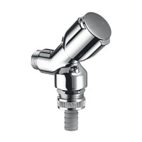 OPTIMA T Geraeteventil Comfort 1/2", mit Rueckflussverh. u. Rohrbeluefter,verchr.