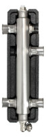 OPTIMA T hydr. Weiche aus Edelstahl 1IG Typ 60/4, inkl. Isolierung