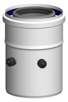 OPTIMA T Kesselanschluss PolyClassic mit Messoeffnung Uni gerade DN80/125
