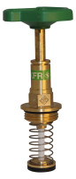 OPTIMA T KFR-Oberteil, steigend, DN25, 1" Messing