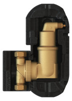 OPTIMA T Luftabscheider 1 1/2" IG, 6 bar 6 bar, 110 Grad - inkl. Isolierung