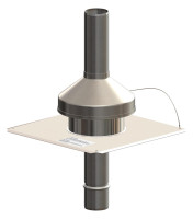 OPTIMA T Muendungs-Set DN60 PolyTop Edelstahl