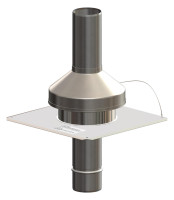 OPTIMA T Muendungs-Set DN80 PolyTop Edelstahl