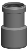 OPTIMA T Reduktion D80-DN60 PolyTop zentrisch