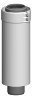 OPTIMA T Rohr PolyTwin 955mm DN60/100, weiss
