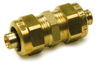 OPTIMA T Rohrkupplung 17 x 17 x 2,0 mm mit beidseitiger Klemmringverschraubung