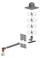 OPTIMA T Schacht-Set DN60 PolyTop inkl. Verbindungsleitung