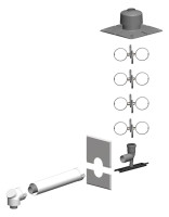 OPTIMA T Schacht-Set PolyTwin DN60/100-DN60