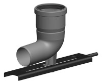 OPTIMA T Schachteinfuehrung PolyTop m. Auflager, D60-DN80