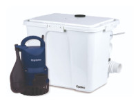 OPTIMA T Schmutzwasser-Hebeanlage 330x460x390, m. Ueberfl.-Sammelbehaelter