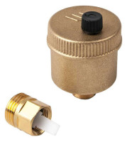 OPTIMA T Schnellentluefter 3/8" aus MS m.Absperrung,max.Betriebsdr.8 bar/ 115 C
