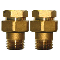 OPTIMA T Verschraubung AV 1/2"x1/2", 1/2"AGx1/2"IG, f. TW-Zirkulationspumpe