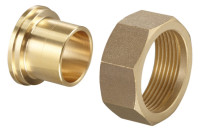 OPTIMA Tuellenanschluss-Set DN 25 (2Stk) Loettuelle 28 mm, mit UWM 11/2"