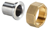 OPTIMA Tuellenanschluss-Set DN 25 (2Stk) Schweisstuelle 1", mit UWM 11/2"