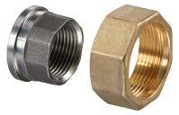 OPTIMA Tuellenanschluss-Set DN 25 (2Stk) Tuelle 1" IG, mit UWM 11/2"