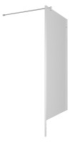 OPTIMA X 1.2 Seitenw.f.Mic.f.Fl.-/Faltt. verk.,120x175cm,chrom,ESG klar O-Clean