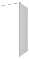 OPTIMA X 1.2 Walk-In Trennw.f.Micr.a.BRW 110x200cm,chrom,ESG klar,Optima Clean
