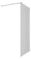OPTIMA X 1.2 Walk-In Trennw.teilg.a.FB 150x200cm,chrom,ESG klar,Optima Clean