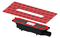 OPTIMA X Ablauf Norm fuer Duschprofil, DN 50, Ablauf seitlich