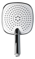 OPTIMA X Handbrause eckig, 3-Strahl Durchm. 140 mm, air-technik, verchromt